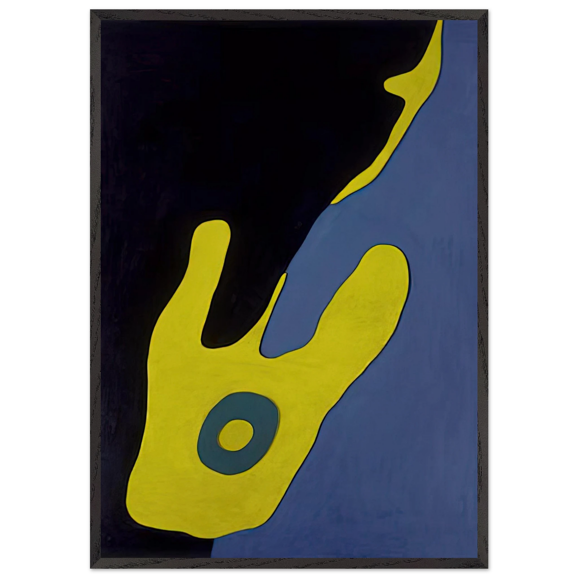 Configuration - Jean Arp Framed Art Print – Black Wooden Frame - Default Title - -Framed Art Print
