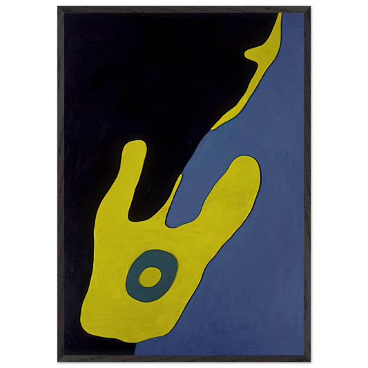 Configuration - Jean Arp Framed Art Print – Black Wooden Frame - Default Title - -Framed Art Print