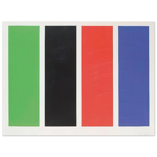 Ellsworth Kelly - Four Panels Fine Art Poster - Default Title