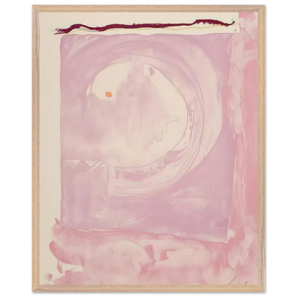 Helen Frankenthaler - Reflections IX - 1995 Wall art - 70x100 cm / 28x40 inches - Premium Wooden Framed Poster With Fine Art Paper - Wood frame