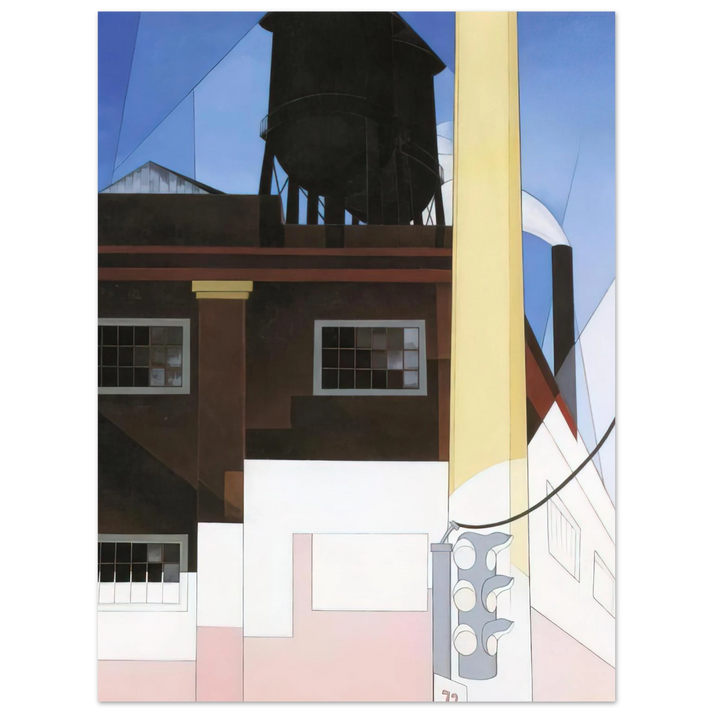 Charles Demuth - And the Home of the Brave - 1931  75x100 cm / 30x40inches Fine Art Poster