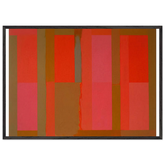 Harlequin - 1984 - Doug Ohlson Framed Art Print – Black Wooden Frame - Default Title - -Framed Art Print