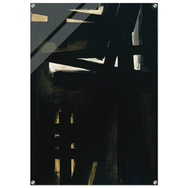 Painting, 23 May 1953 - 1953 - Pierre Soulages Acrylic Print - 70x100 cm / 28x40″ inches | Pierre Soulages Wall Art | Pierre Soulages Prints
