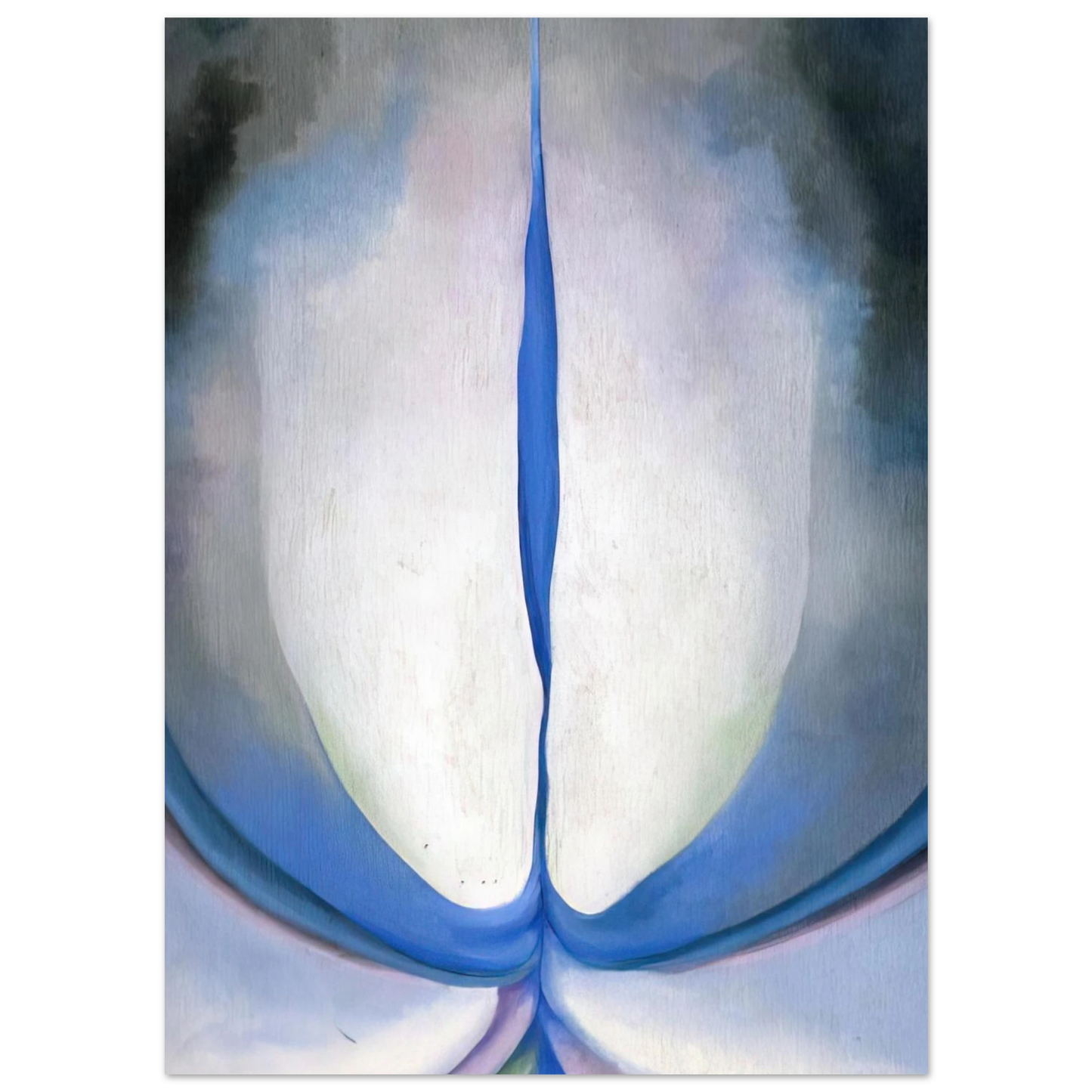 Georgia O'Keeffe - Blue Line Fine Art Poster - 75x100 cm / 30x40 inches
