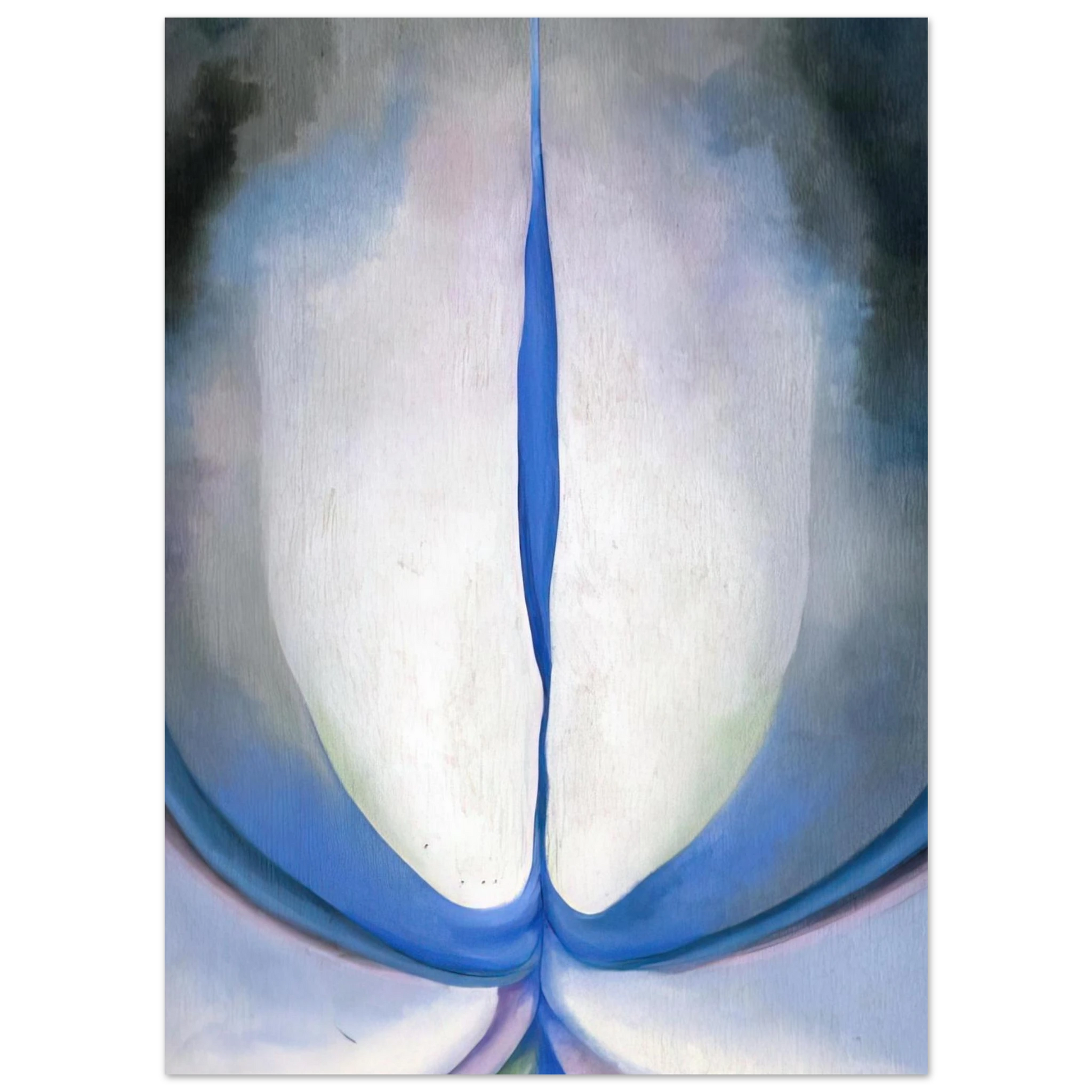 Georgia O'Keeffe - Blue Line Fine Art Poster - 75x100 cm / 30x40 inches