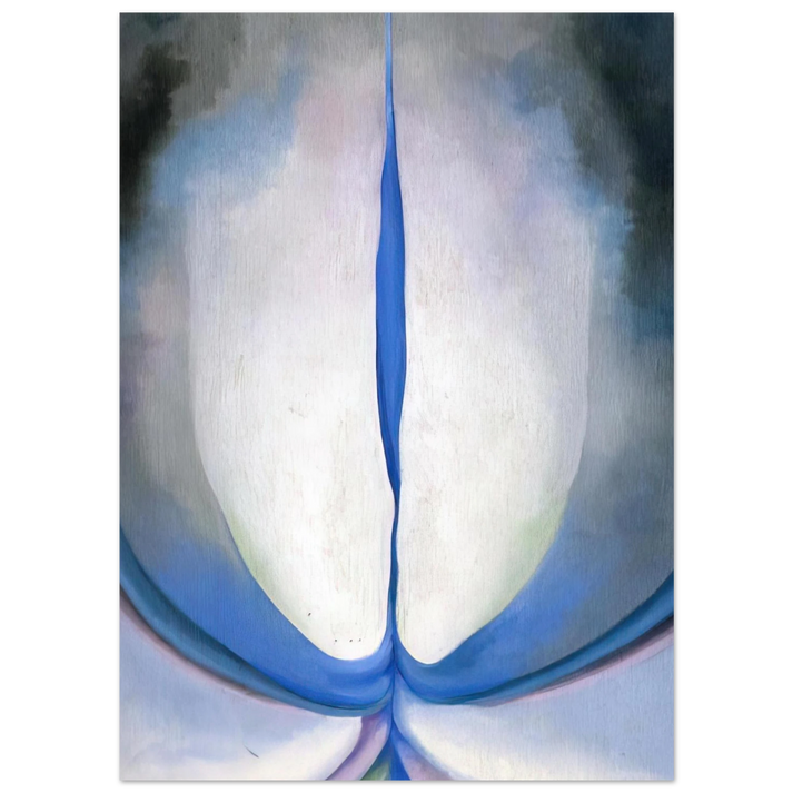 Georgia O'Keeffe - Blue Line Fine Art Poster