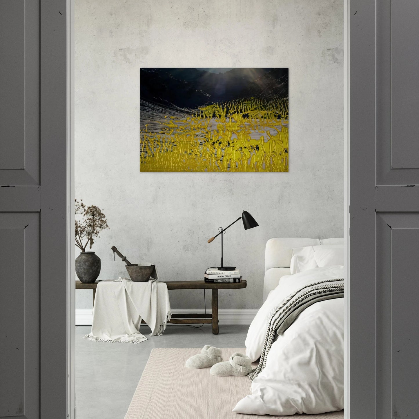 19 3 92 - Gerhard Richter Brushed Aluminum Print - 70x100 cm / 28x40 inches | Gerhard Richter Aluminum Print | Gerhard Richter Prints