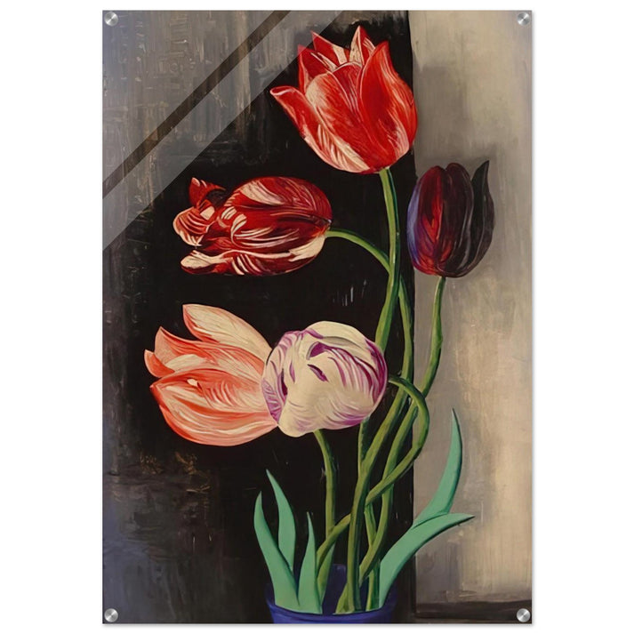 TULIPS - Moise Kisling Acrylic Print - 70x100 cm / 28x40″ inches
