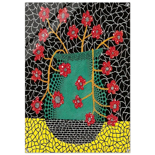 FLOWERS 1983 - Yayoi Kusama Acrylic Print - 70x100 cm / 28x40″ inches