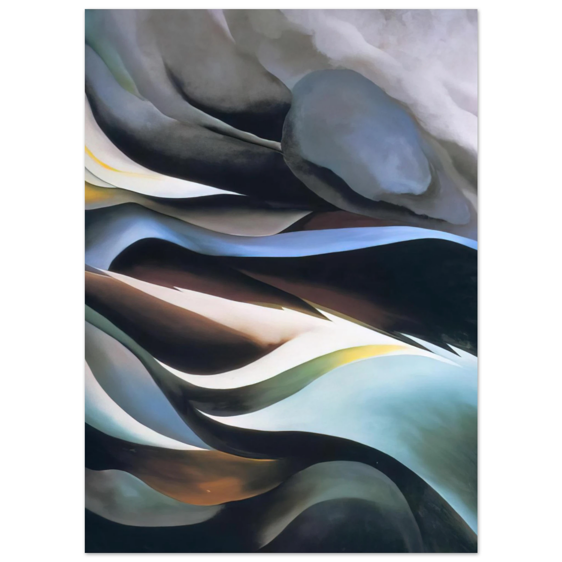 Georgia O'Keeffe - From the Lake Fine Art Poster - 75x100 cm / 30x40 inches