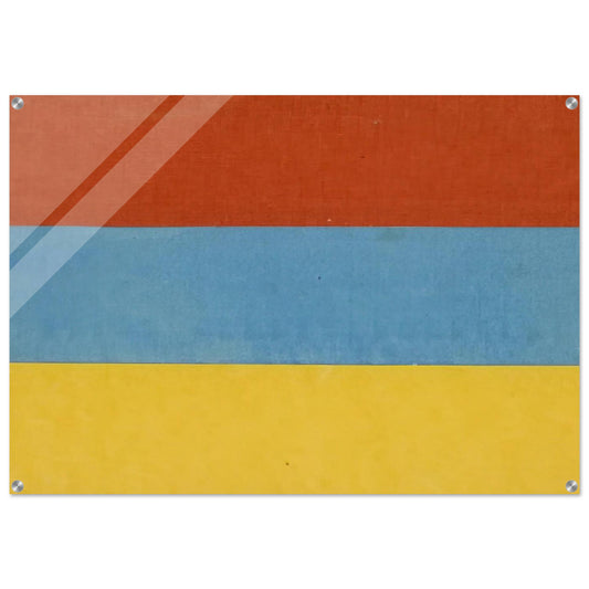 Red, Blue, Yellow - Ellsworth Kelly Acrylic Print - 70x100 cm / 28x40″ inches