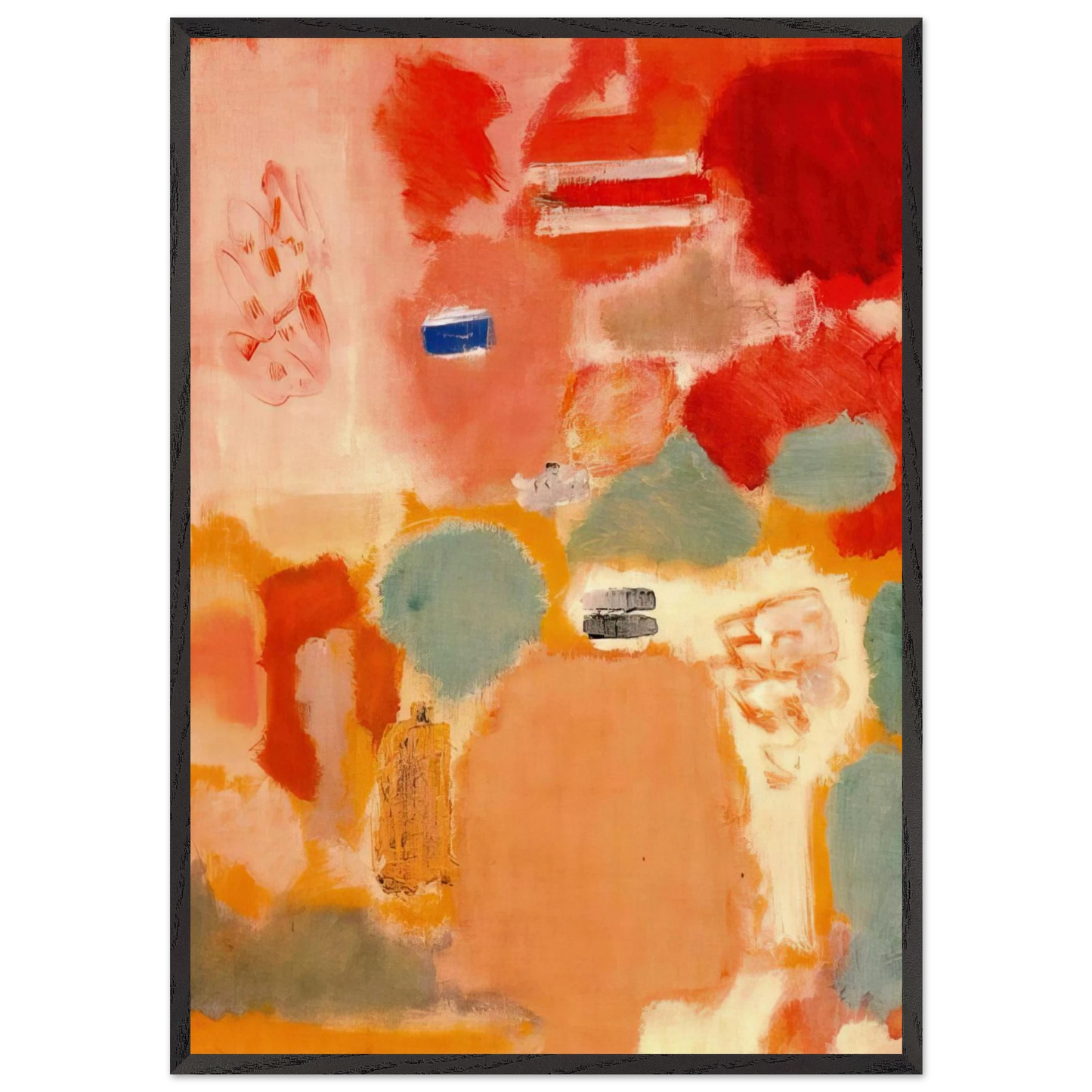 No 21 - 1949 - Mark Rothko Framed Art Print – Black Wooden Frame - Default Title - -Framed Art Print