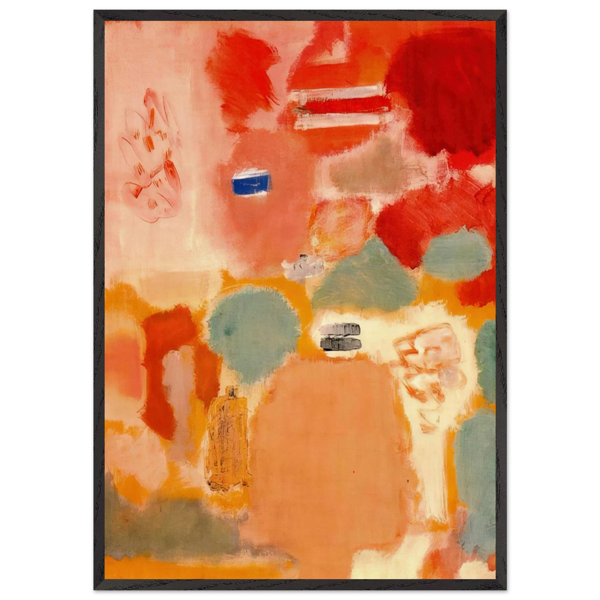 No 21 - 1949 - Mark Rothko Framed Art Print – Black Wooden Frame - Default Title - -Framed Art Print