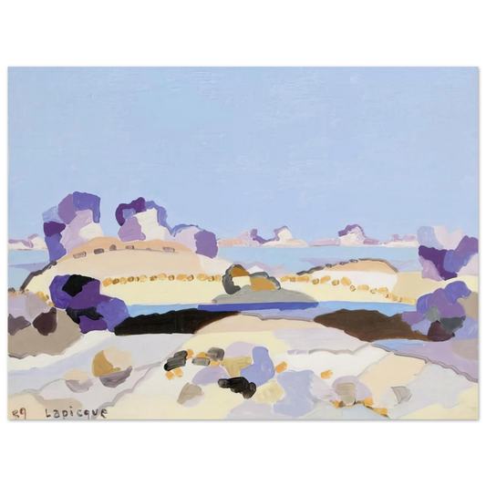 Charles Lapicque - Lagune bretonne - 1959 Fine Art Poster - Default Title
