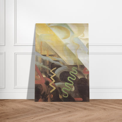 Astrazione - 1921 - Julius Evola Brushed Aluminum Print - 70x100 cm / 28x40 inches | Julius Evola Aluminum Print | Julius Evola Prints