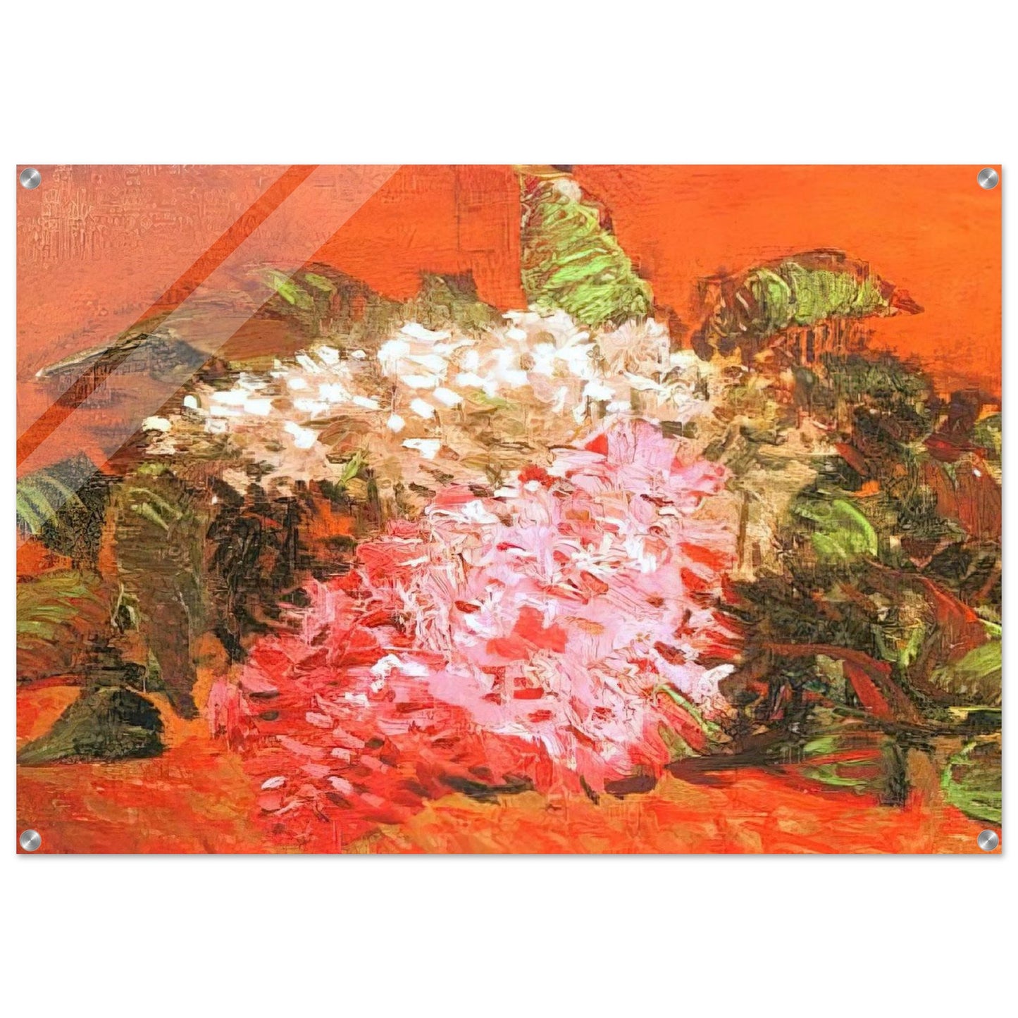 Lilacs - Vincent van Gogh Acrylic Print - 70x100 cm / 28x40″ inches