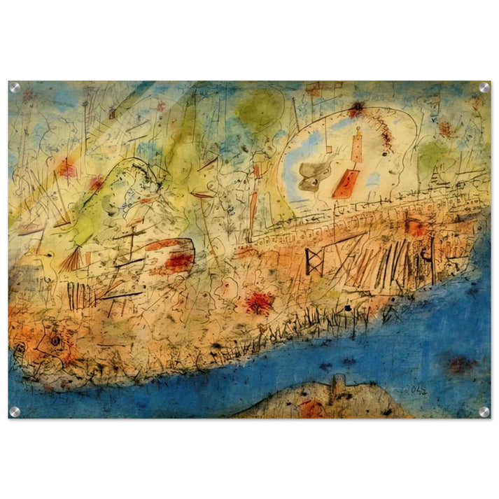 Camp des Milles - 1940 - Wols Acrylic Print - 70x100 cm / 28x40″ inches