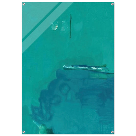 Contentment Island - 2004 - Helen Frankenthaler Acrylic Print - 70x100 cm / 28x40″ inches | Helen Frankenthaler Wall Art | Helen Frankenthaler Prints