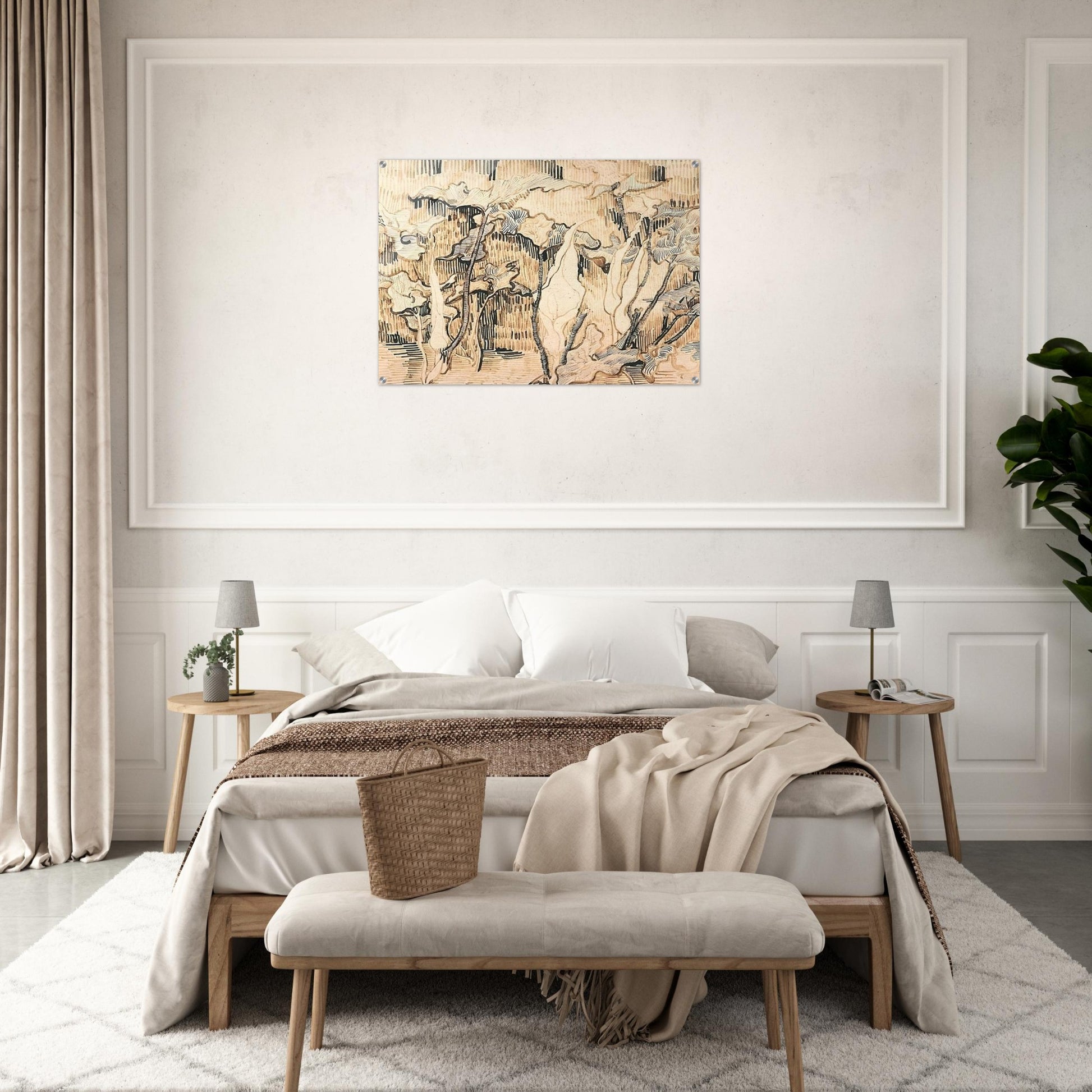 Arums - Vincent van Gogh Acrylic Print - 70x100 cm / 28x40″ inches