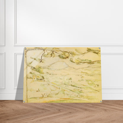 The Arc Valley - Paul Cézanne Acrylic Print - 70x100 cm / 28x40″ inches