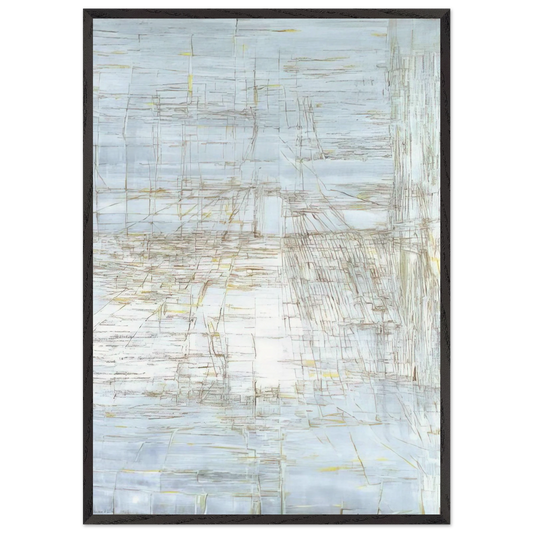 Ariadne - 1988 - Maria Helena Vieira da Silva Framed Art Print – Black Wooden Frame - Default Title - -Framed Art Print