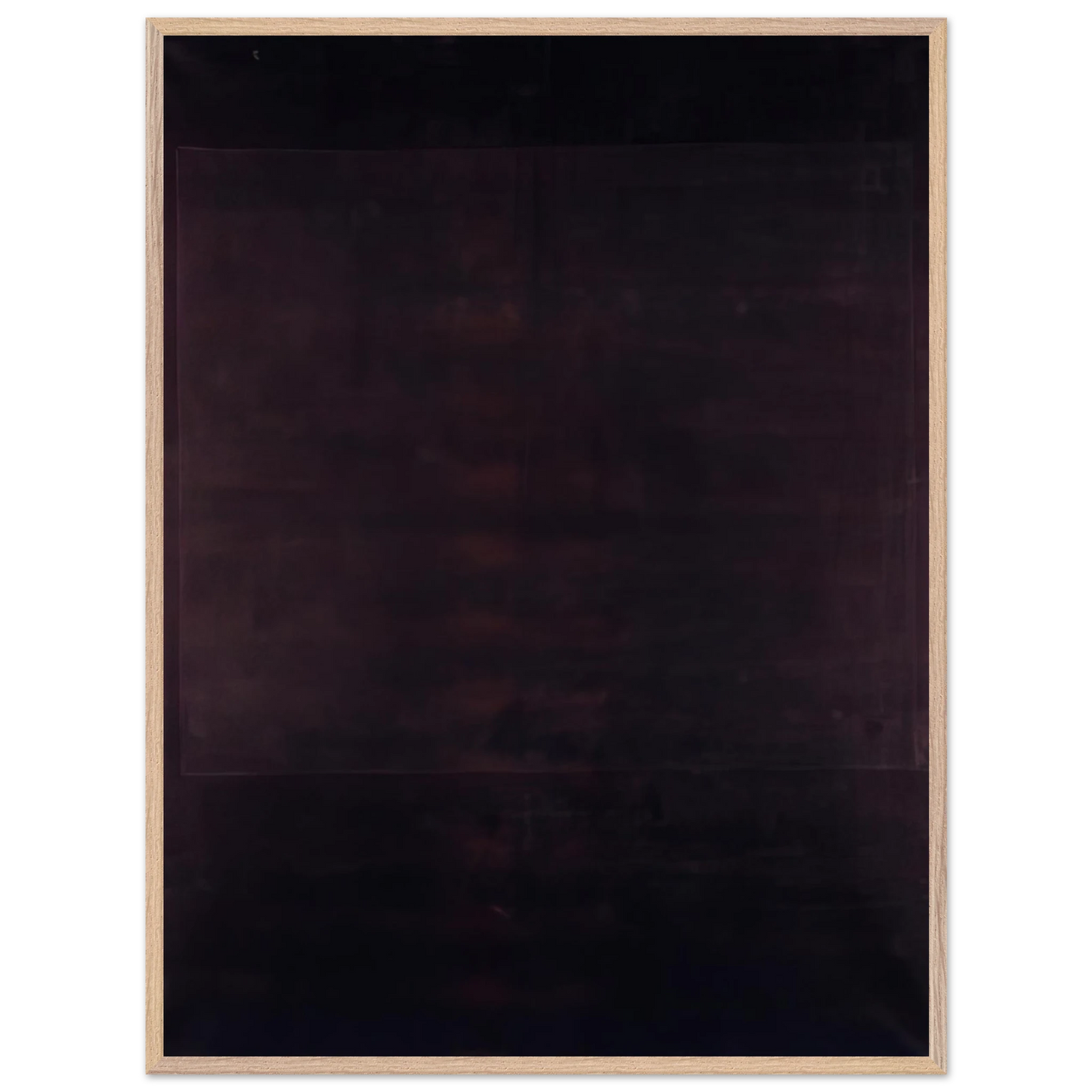 Mark Rothko - No. 4 - 1964 Wall Art - 30x40 cm / 12x16 inches - Premium Wooden Framed Poster With Fine Art Paper - Black frame