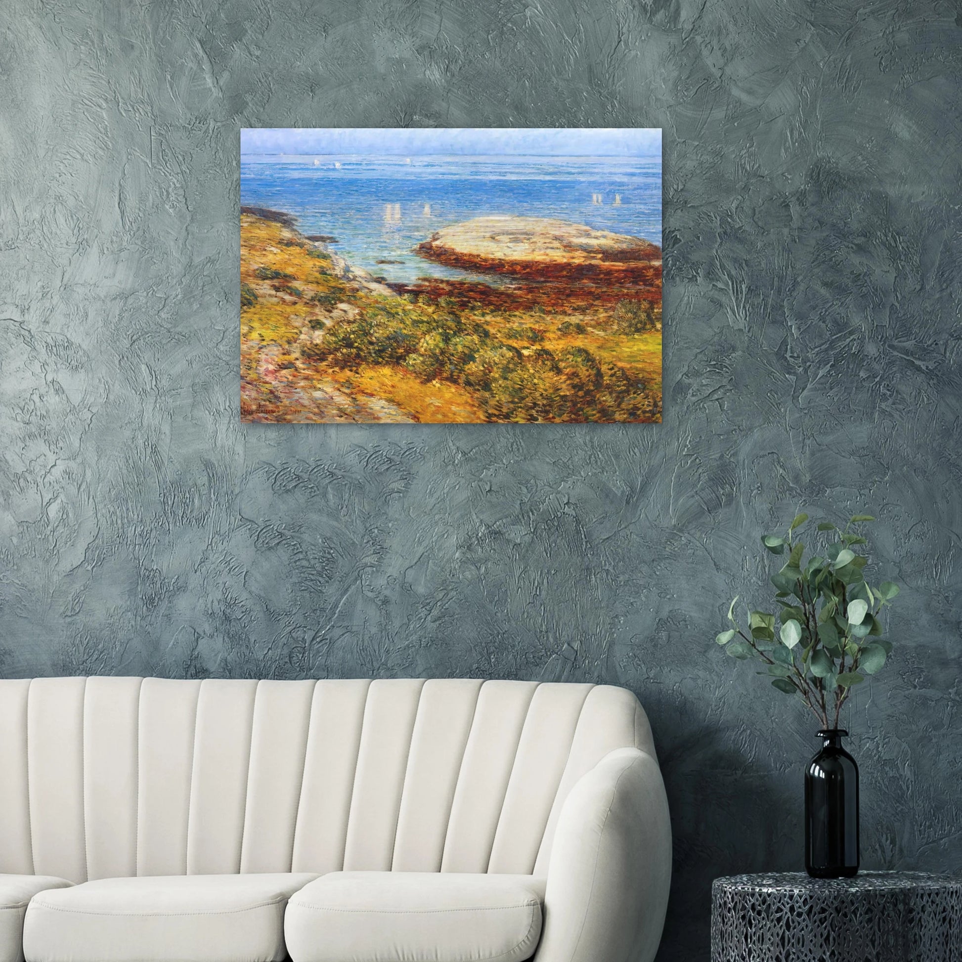 Early morning calm - Childe Hassam Brushed Aluminum Print - 70x100 cm / 28x40 inches | Childe Hassam Aluminum Print | Childe Hassam Prints