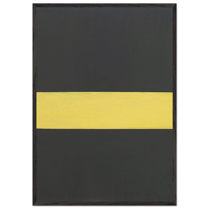 Untitled - 1964 N1 - Blinky Palermo 70x100 cm / 28x40 inches Framed Art Print – Black Wooden Frame