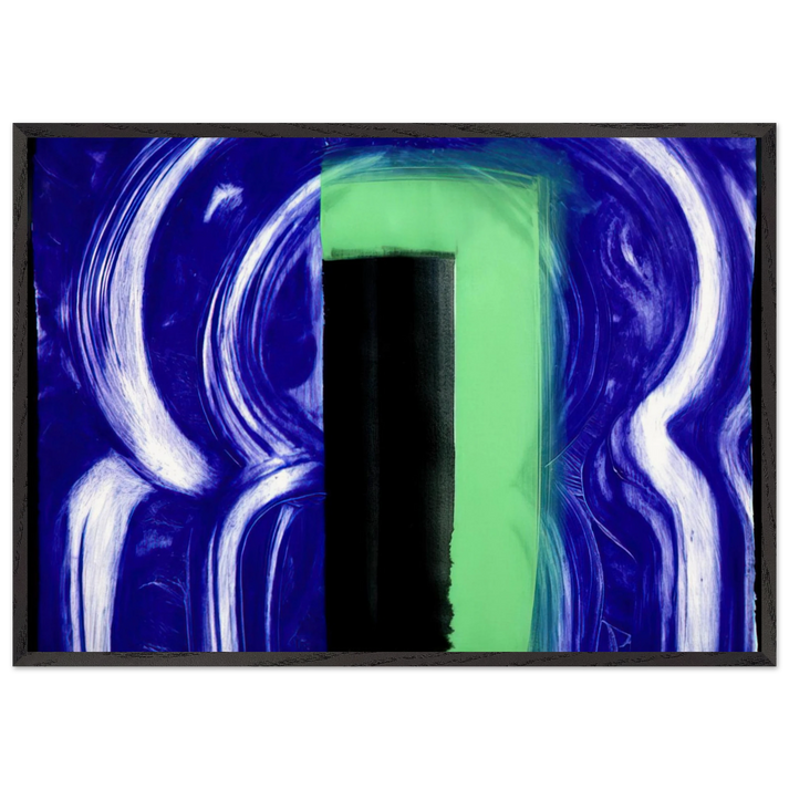 Moroccan Door - 1991 - Howard Hodgkin 70x100 cm / 28x40 inches Framed Art Print – Black Wooden Frame