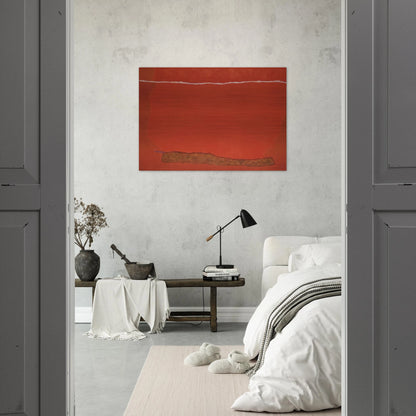 Infinity Field, Lefkada Series - Color Field Painting - Theodoros Stamos Brushed Aluminum Print - 70x100 cm / 28x40 inches | Theodoros Stamos Aluminum Print | Theodoros Stamos Prints