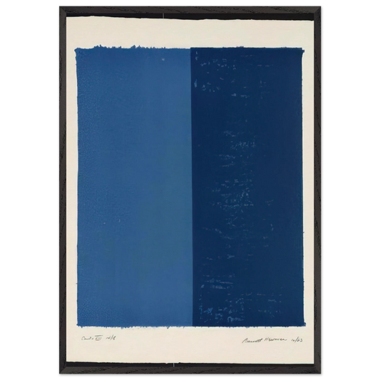 Canto VIII - Barnett Newman Framed Art Print – Black Wooden Frame - Default Title - -Framed Art Print