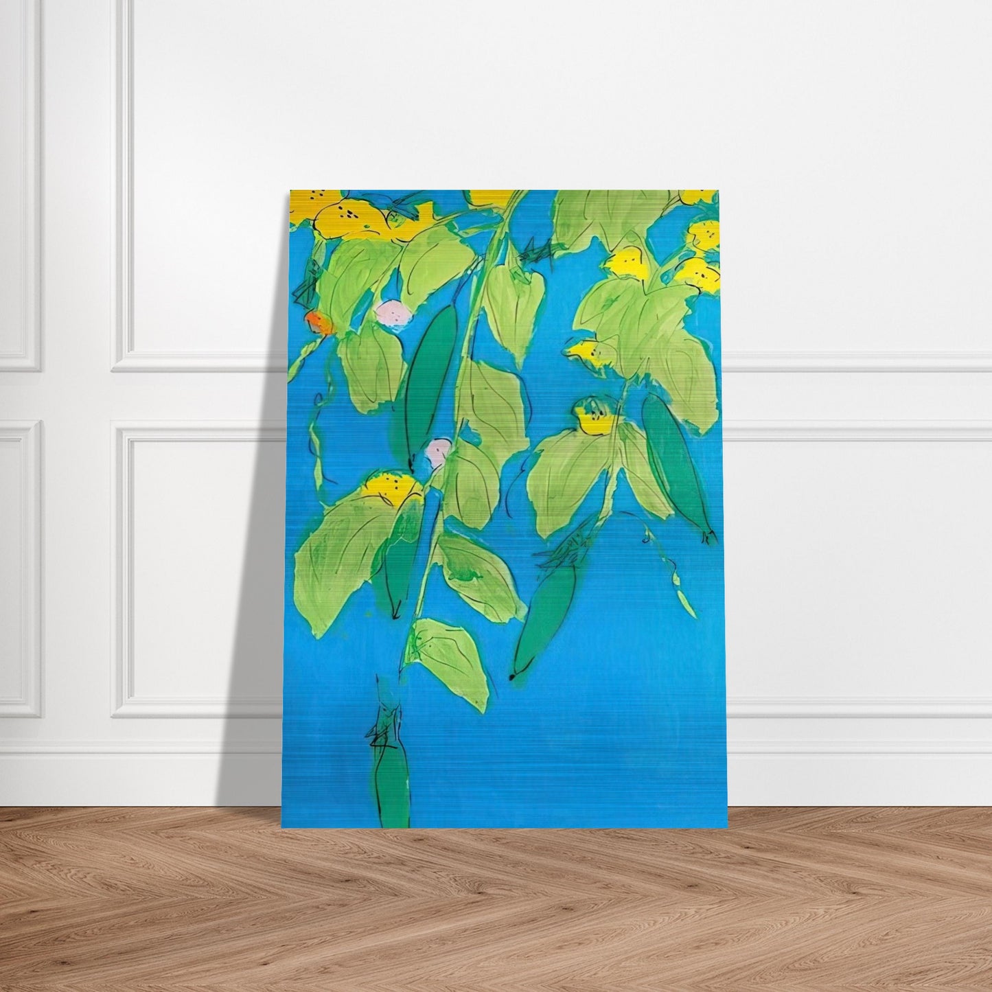 Summer Days - 2008 - Walasse Ting Brushed Aluminum Print - 70x100 cm / 28x40 inches | Walasse Ting Aluminum Print | Walasse Ting Prints