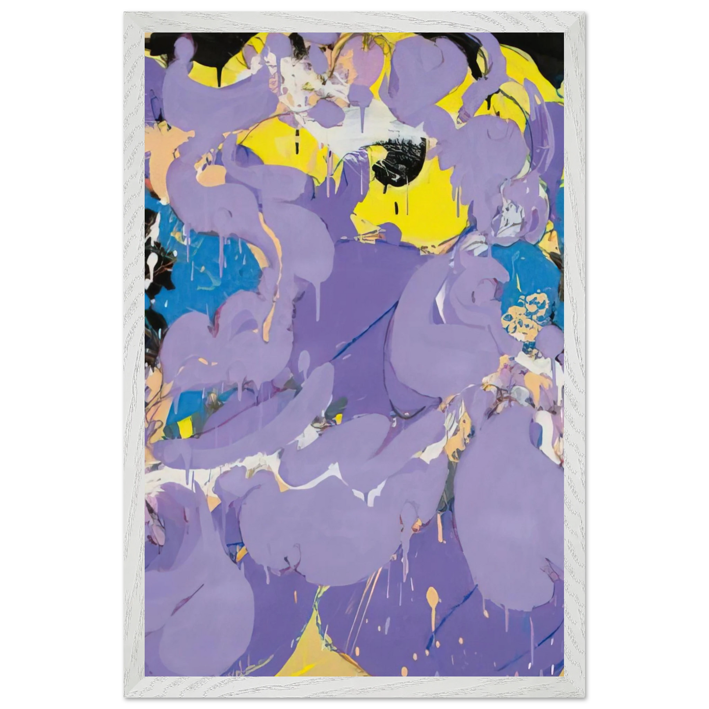 Helen Frankenthaler - Untitled - 1978 Wall art - 15x20 cm / 6x8 inches - Premium Wooden Framed Poster With Fine Art Paper - Wood frame