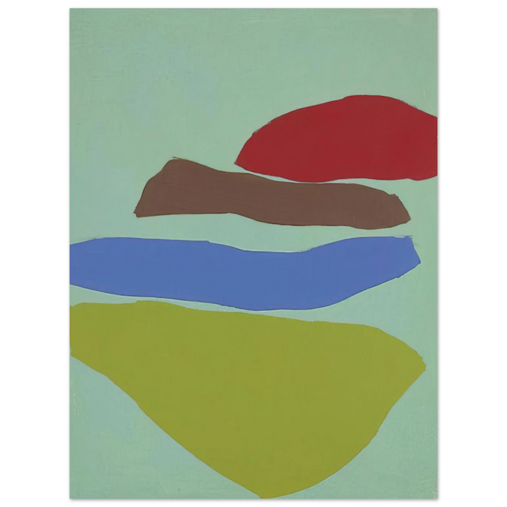 Ray Parker - Untitled - 1967  75x100 cm / 30x40inches Fine Art Poster