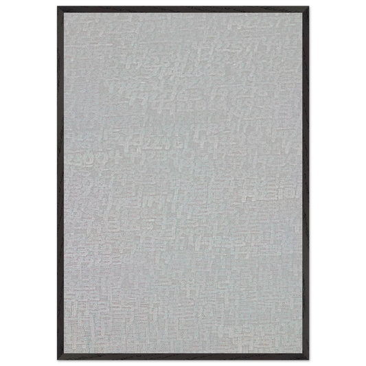 19651 -  Detail 4914800 - 4932016 - Conceptual Art - Roman Opalka Framed Art Print – Black Wooden Frame - Default Title - -Framed Art Print