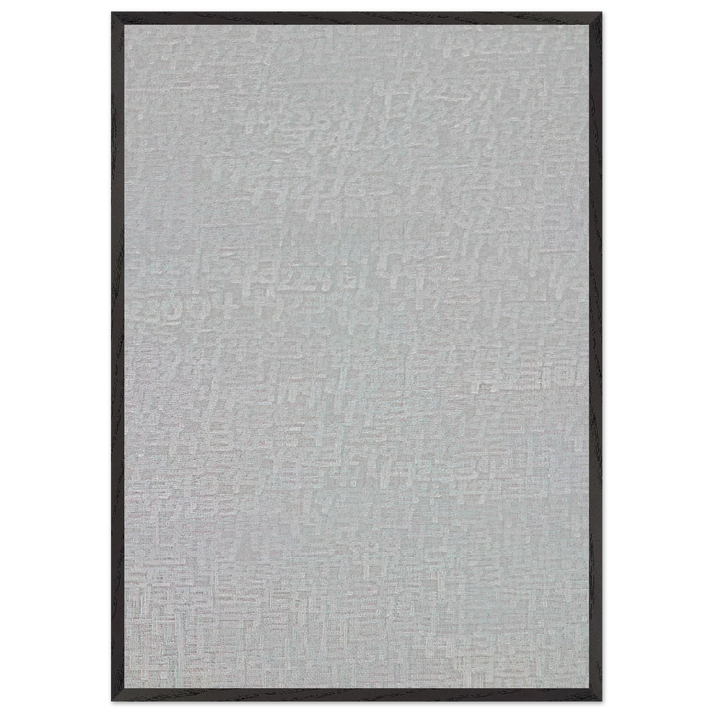 19651 -  Detail 4914800 - 4932016 - Conceptual Art - Roman Opalka 70x100 cm / 28x40 inches Framed Art Print – Black Wooden Frame