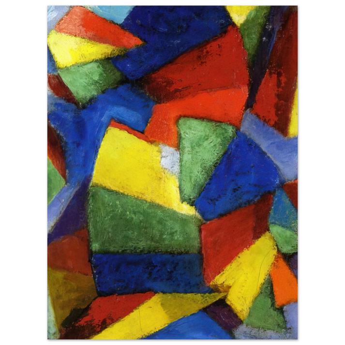 Morgan Russell - Synchromy in Blue-Violet - 1912  75x100 cm / 30x40inches Fine Art Poster