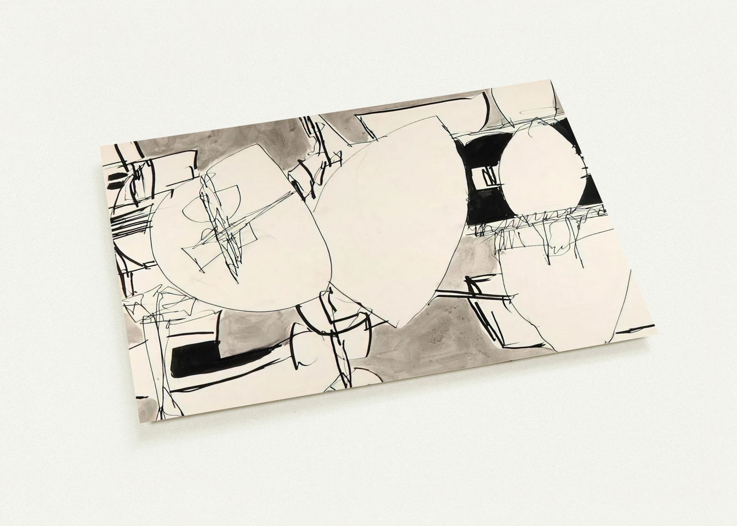 Inner Space - 1952 By Gene Davis Pack of 10 Post Cards | Gene Davis Post Cards | A6 (10.5 x 14.8 cm) - 4.1 x 5.8 inches