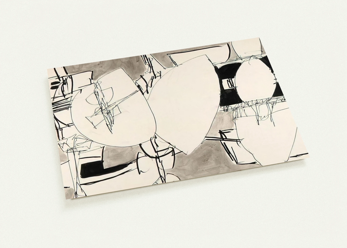 Inner Space - 1952 By Gene Davis Pack of 10 Post Cards | Gene Davis Post Cards | A6 (10.5 x 14.8 cm) - 4.1 x 5.8 inches