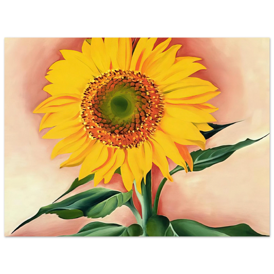 Georgia O'Keeffe - A Sunflower from Maggie Fine Art Poster - 13x18 cm / 5x7 inches