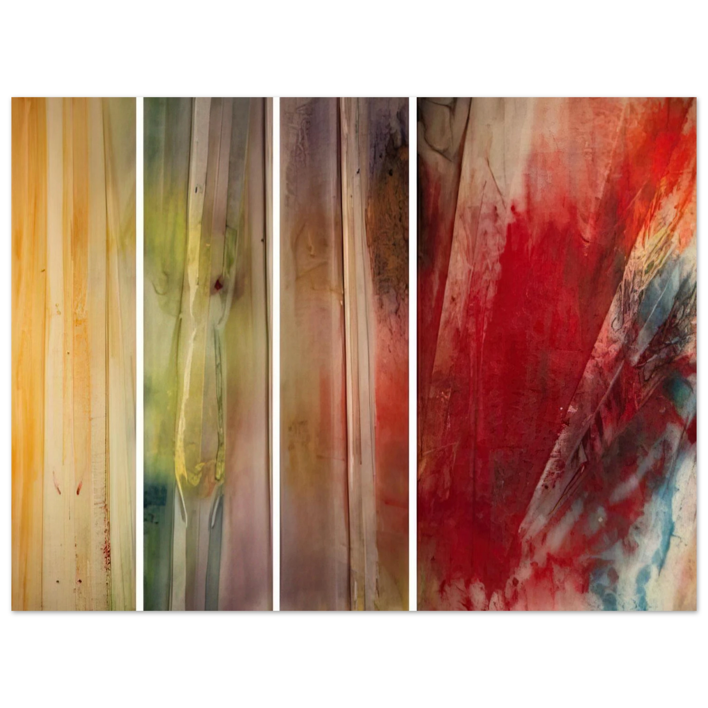 Sam Gilliam - A Warmth, A Lightness, A Glow and Then Fine Art Poster - Default Title