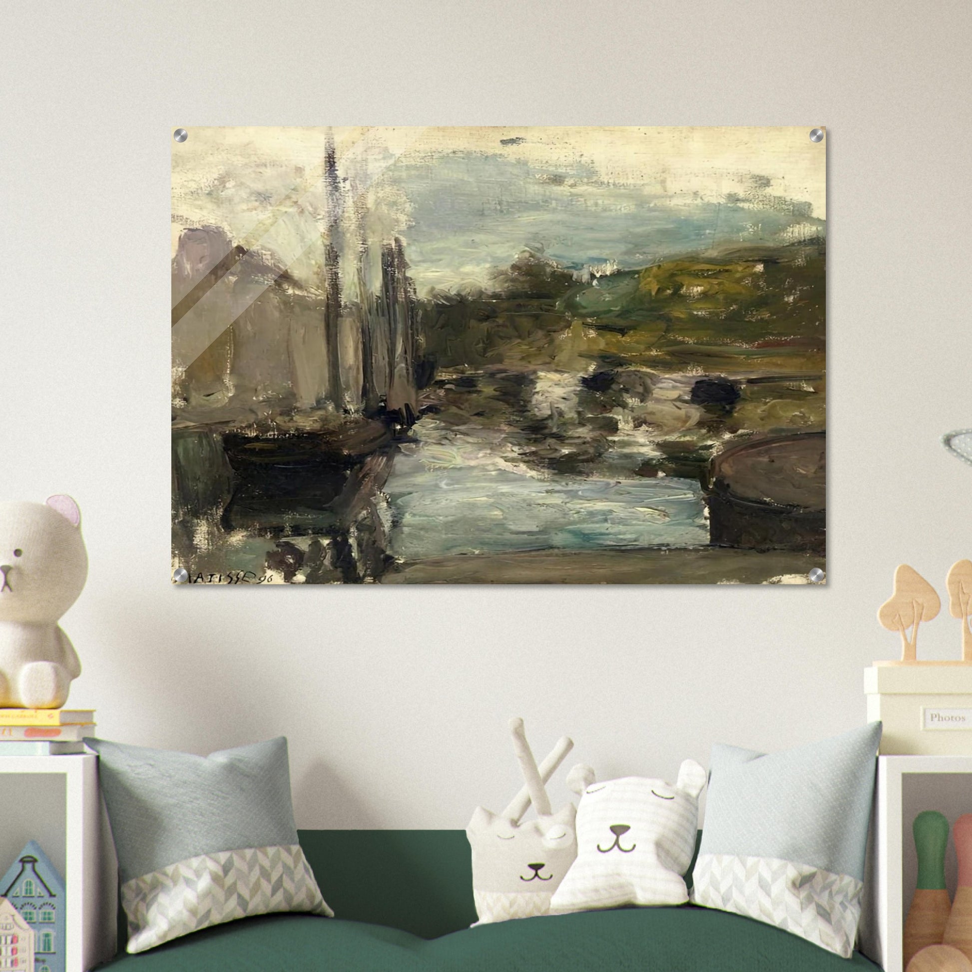 BRITTANY ALSO KNOWN AS BOAT 1896 - Henri Matisse Acrylic Print - 70x100 cm / 28x40″ inches | Henri Matisse Wall Art | Henri Matisse Prints