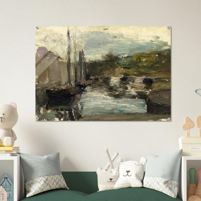 BRITTANY ALSO KNOWN AS BOAT 1896 - Henri Matisse Acrylic Print - 70x100 cm / 28x40″ inches | Henri Matisse Wall Art | Henri Matisse Prints