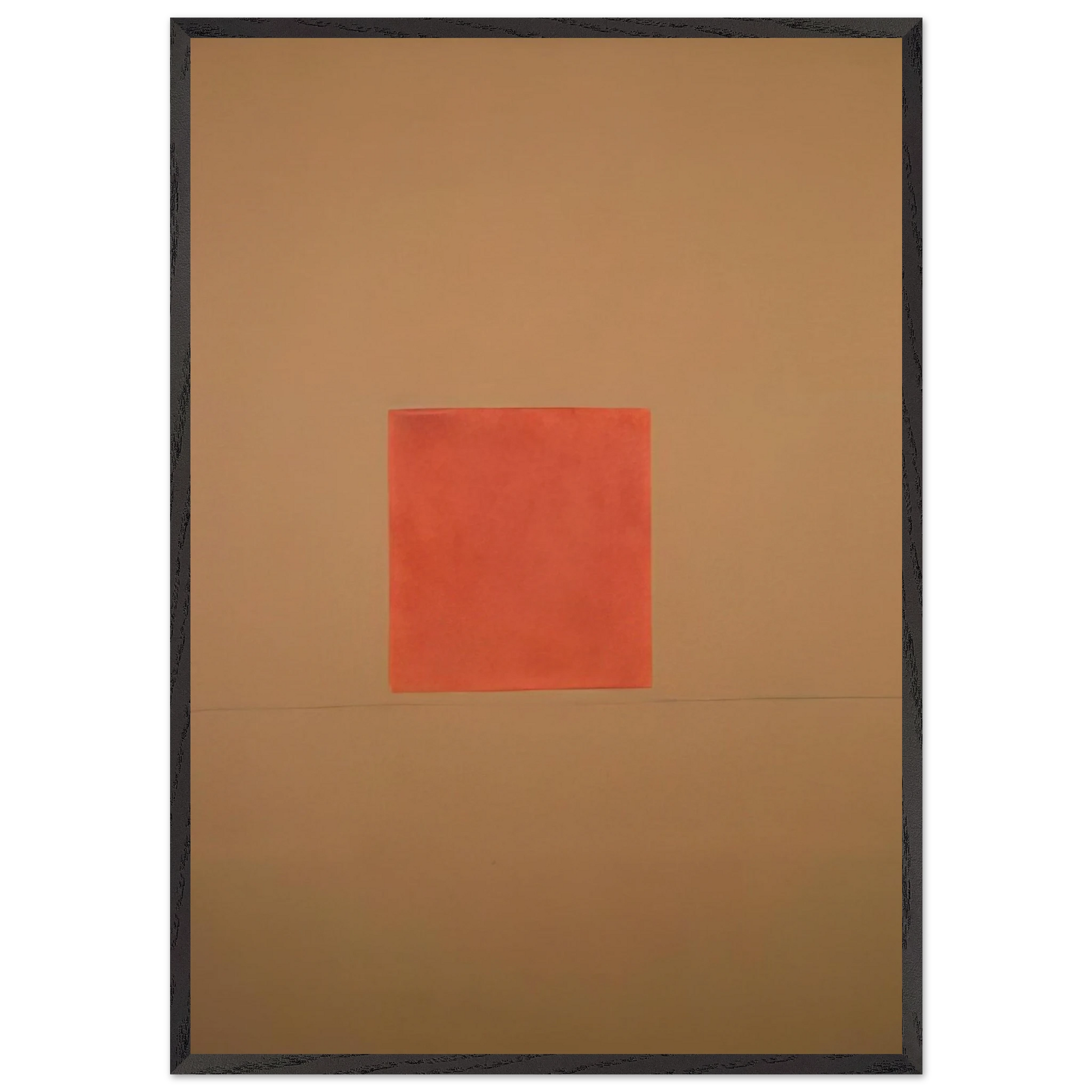 Delphic Sun-Box 2 - 1968 - Theodoros Stamos Framed Art Print – Black Wooden Frame - Default Title - -Framed Art Print