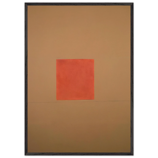 Delphic Sun-Box 2 - 1968 - Theodoros Stamos Framed Art Print – Black Wooden Frame - Default Title - -Framed Art Print