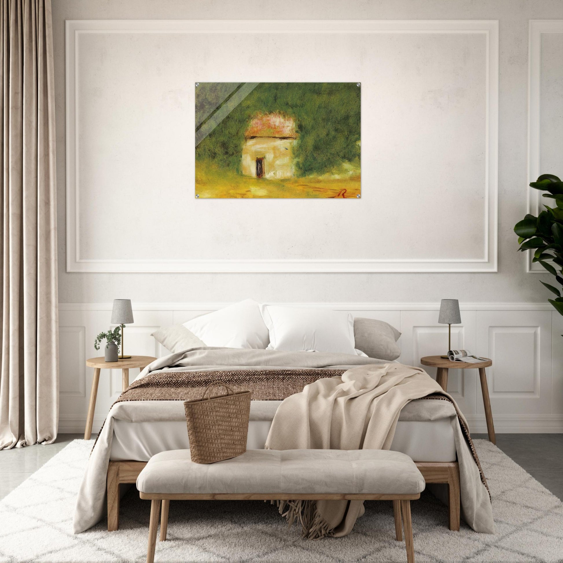 The Little House - Pierre-Auguste Renoir Acrylic Print - 70x100 cm / 28x40″ inches