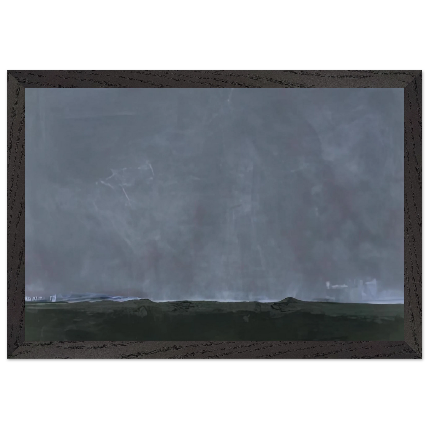 Helen Frankenthaler - Driving East, 2002- Wall Art - 30x40 cm / 12x16 inches - Premium Wooden Framed Poster With Fine Art Paper - Black frame