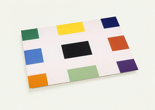 Nine Squares By Ellsworth Kelly Pack of 10 Post Cards | Ellsworth Kelly Post Cards | A6 (10.5 x 14.8 cm) - 4.1 x 5.8 inches