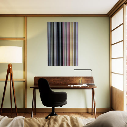 Alice Tully Hall Sampler - 1961 - Gene Davis Brushed Aluminum Print - 70x100 cm / 28x40 inches | Gene Davis Aluminum Print | Gene Davis Prints