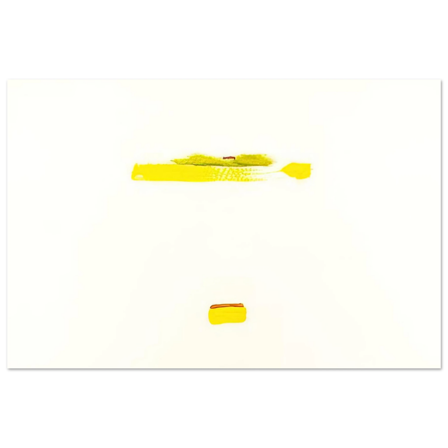Helen Frankenthaler - New York III - 1972 Wall art - 20x25 cm / 8x10 inches - Premium Wooden Framed Poster With Fine Art Paper - White frame